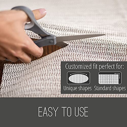 Ninja Extra Thick Rug Pad Gripper for Hardwood Floors, 5x8 FT, Slip