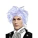 Dazzling Toys Soft High Quality Cotume Mad Scientist White Wig, Great for Dressing, Adjusts to Fit Adults and Children.