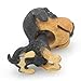 Velener Nodding Dog Ornaments Mini Bobble-Head Toys for Car Decoration (Black and Tan Coonhound)