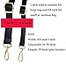 Purse Strap Replacement - Adjustable Microfiber Leather for Crossbody Bag or Handbag - 34 Inch- 59 Inch Long 1 Inch Wide, Black with Gunmetal Clasp, by Beaulegan