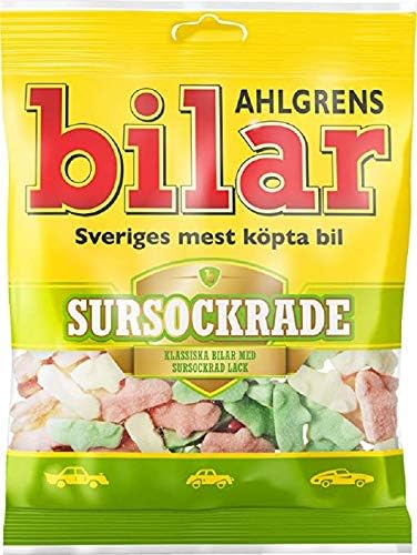 Amazon Bilar スゥエーデン 車型 ビーラル 酸っぱい サワー マシュマロ グミ 110ｇ １袋 スゥエーデンのお菓子です 並行輸入品 Bilar スイーツ スナック菓子 通販