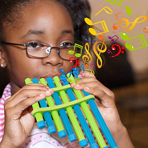 image for Fdit DIY Panflute Children Handmade Music Toy Pan Flute Musical Instru