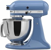 KitchenAid KSM150PSCO Artisan Series 5-Qt. Stand Mixer with Pouring Shield - Cornflower Blue
