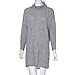 Women Winter Long Sleeve Sweater Casual Blouse Dress - Ship By EUB