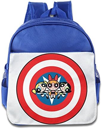 HYRONE The Girls Cartoon Teenager School Bagpack Bag For 1-6 Years Old RoyalBlue