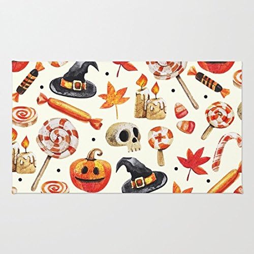Doormat Floor Mat Rug Inside Rubber Doormat 23.6''(L) x 15.7''(W) Halloween Rug