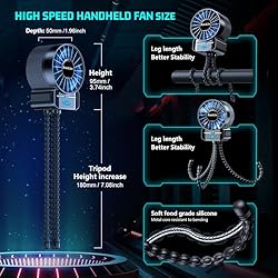 2 Pack multifunctional portable stroller fan 4