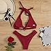 Leadmall Women Two-Piece Bandage Bikini Set, Ladies Push Up Halter Bating Suit Summer Sexy V Neck Bandeau Swimsuitthumb 2