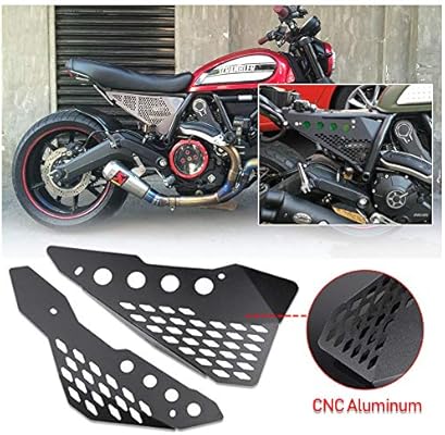 Fatexpress Motorcycle Aluminum Side Frame Cover Panel Protector For Ducati Scrambler Icon Sixty Desert Sled Classic Black Amazon Com Au Automotive