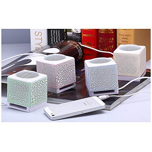 Byx- Bluetooth Speaker Audio Subwoofer - Laptop Audio USB Mini Speaker Multimedia Subwoofer/80X80MM Speaker (Color : B)