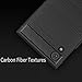 LuckQR Phone Cover for Sony Xperia L1 Ultra Thin Carbon Fiber Soft Case, Drop Protection & Shock Resistant, Perfect Fashion Full Body Protective Phone Case for Sony Xperia L1 - Black