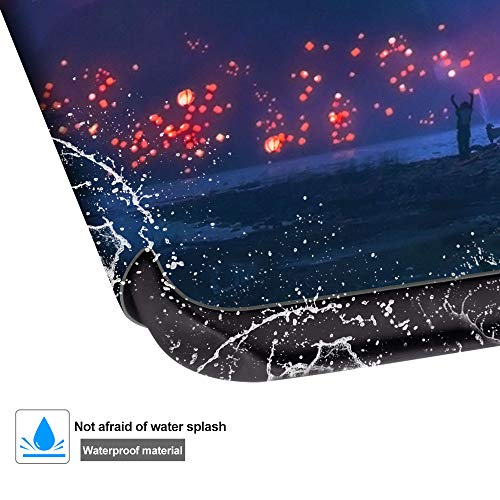 Jingdu Water-Safe Case for All-New Kindle Oasis(10th Generation, 2019 Release and 9th Generaion, 2017 Release) Premium PU Leather Slim Lightweight Smart Cover with Auto Wake/Sleep (Kongming Lantern)