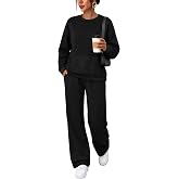 Sampeel Sweatsuits Women 2 Piece Outfit Lounge Sets Tracksuits Fall Fashion | Matchiong Fashion Clothing, Wide Leg Pants, Airport, Euro Vacation, Teacher Outfits, Leisure, Work Out, Winter Clothes