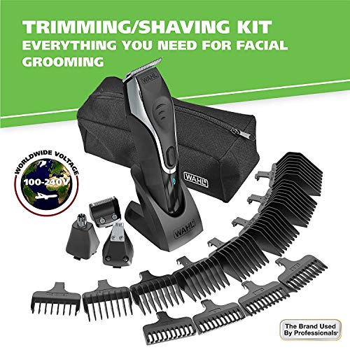 wahl aqua blade rechargeable wet dry lithium ion deluxe trimming kit