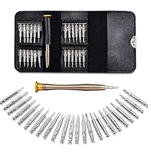 Elite 25 in 1 Precision Screwdriver Set Multi Pocket Repair Tool Kit for Mobiles|Laptops|Electronics