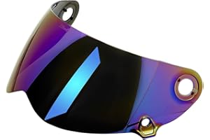 Biltwell Lane Splitter Gen 2 Shield - Rainbow Mirror