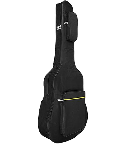 GIGKOUKI Simple 36 Inch Guitar Case Gig Bag Double Straps Oxford