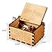 mrwinder Music Box for Hedwig Theme, Merchandise Vintage Classic Wood Hand Crank Carved Best Gift for Kids, Boys, Girls, Friends