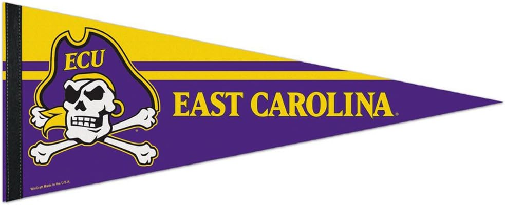 NCAA East Carolina University Premium Pennant, 12" x 30": Buy Online at ...