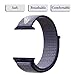 HILIMNY Compatible for Apple Watch Band 38mm, New Nylon Sport Loop, with Hook and Loop Fastener, Adjustable Closure Wrist Strap, Replacement Band Compatible for iwatch, 38mm, Midnight Blue