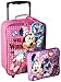 Disney Girls' Minnie 3 Pc Luggage Set, Pink, One Size