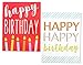Best Paper Greetings Large Birthday Cards Box Set – 12 Pack Jumbo Happy Birthday Cards, 6 Assorted Designs, Birthday Cards Bulk, Envelopes Included, 8.5 x 11 Inches