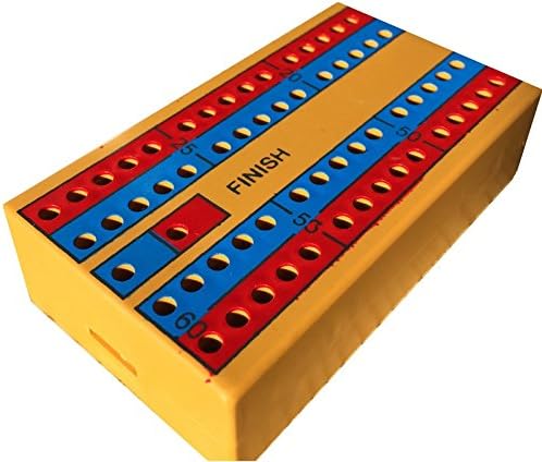 Misc Small Plastic Travel Cribbage Board Complete with Pegs - Foldable 18cm by 5cm by 1.5cm - Image 3