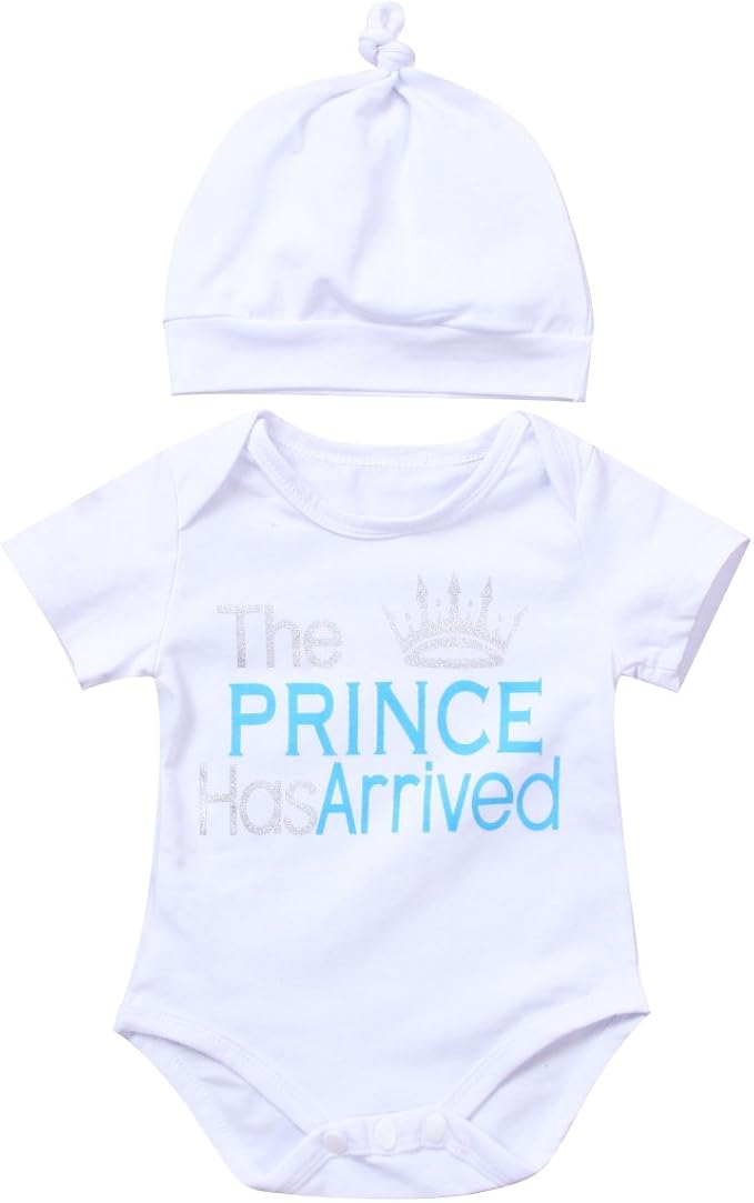 the prince has arrived newborn outfit