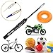 Webetop Mini Bike Pump with Frame Mount 260PSI Portable Fits Presta Schrader Valve Quick Inflate for Road Bike Mountain Bike Ball Basketball