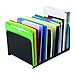 MMF Industries STEELMASTER Vertical File Organizer | 8 Sections | Black Color | Scratch & Chip-Resistant Finish | Durable Metal Steel Construction | Desktop File Organizer