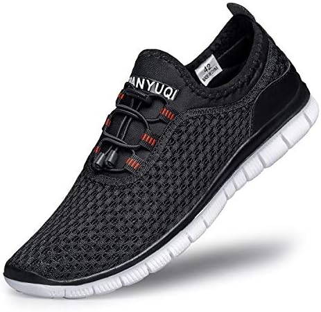 Mesily Trainers Unisex Slip On Mesh Sneakers Breathable Ultralight Sports Running Shoes for Work Walking Jogging Gym Fitness Daily Exercise