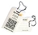 Dynotag® Web Enabled Smart Luggage ID Tag Set, with DynoIQ™ & Lifetime Recovery Service. 2 Unique Tags with Chains