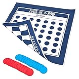 GoSports Giant Checkers & 4 in a Row Board Game