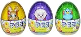 Pez Mini Dispensers Easter Eggs with 2 Individually Wrapped Pez Rolls (Pack of 3)