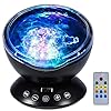 VBESTLIFE Ocean Wave-projector, 12 LED-afstandsbediening Onderzeese projectorlamp met 7 kleuren licht en 4 geluiden…