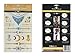 Metallic Temporary Tattoos for Women Teens Girls - 8 Sheets Gold Silver Temporary Tattoos Glitter Shimmer Designs Jewelry Tattoos - 100+ Color Flash Fake Waterproof Tattoo Stickers (Aruba)