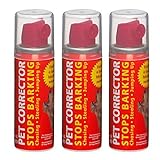 Pet Corrector - The Company of Animals - Bad Behavior and Training Aid - Quickly Stops Barking, Jumping, Digging, Chewing - Harmless and Safe- 30ml, Pack of 3