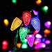 HAYATA Christmas Lights 50 LED 24Ft Strawberry String Light - Fairy Xmas Decor Lighting for Outdoor, Indoor, Patio, Party, Home, Wreath, Garland,Tree Decoration. (C7-Multi Color)