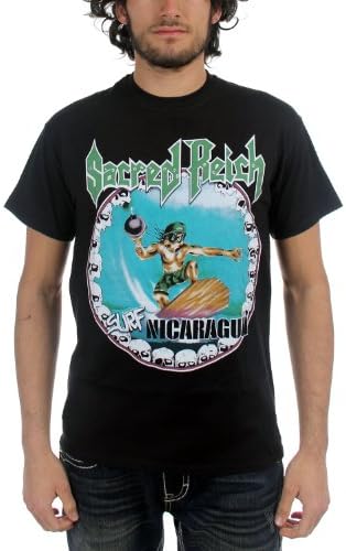Sacred Reich - Mens Surf Nicaragua T-Shirt in Black, Small, Black