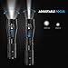 KANGORA UF003 LED Flashlight Tactical with Box, 5 Light Modes, and Zoom Focus for Camping, Hiking, Cycling, and Emergency Search Missions