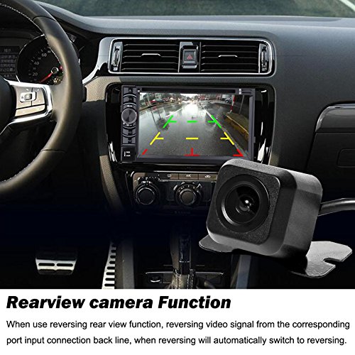 2 Din Car Stereo with Backup Camera, 6.2 Inch Touch Screen Bluetooth Receiver AM/FM/USB/SD DVD CD Player Steering Wheel Control Rear View Reverse Parking Cam - Thumbnail 5