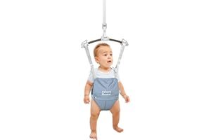 Infant Master Doorway Jumper, Johnny Jumper w/Adjustable Seat Bag, Durable Baby Door Bouncer & Swing Jumper w/Steel Spring, Wise Gift Choice for Infant & Toddler, Easy to Use, Blue