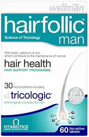 3 Units (Bulk Pack) Vitabiotics Tricologic Man 60 Bio-Active Tablets