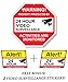 Video Surveillance Sign from Aluminum 12