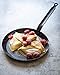 De Buyer Blue Carbon Steel Crepe & Tortilla Pan - 8” Diameter, 7.5” Cooking Surface - Ideal for Making & Reheating Crepes, Tortillas & Pancakes - PFAS, PFOA & PFOS Free - Made in France