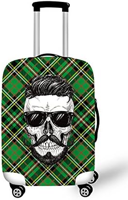 XABL Thicken Durable Travel Suitcase Luggage Protective Cover - Only Cover (L ( Fit 27-30 Inch Luggage), Cool Man)