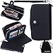 iPhone 6s Case,iPhone 7 Case,for iPhone 8 Case, iPhone6 iPhone7 iPhone8 Girls/Men/Women Wallet Leather Detachable Magnetic Case Purse Clutch Removable Case with Black Flip Credit Card Holder Cover