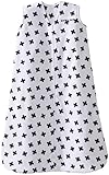Halo Sleepsack, Micro-Fleece, Black and White Tossed Plus Signs, Small