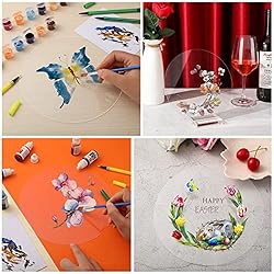 10 Pieces Clear Acrylic Circle Sheet Acrylic Round