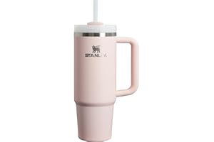 STANLEY Quencher H2.0 FlowState Stainless Steel Vacuum Insulated Tumbler with Lid and Straw for Water, Iced Tea or Coffee (Bloom, 40 oz)